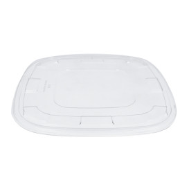 Tapa Plastico PET Transparente para Bol 27x27cm (25 Uds)