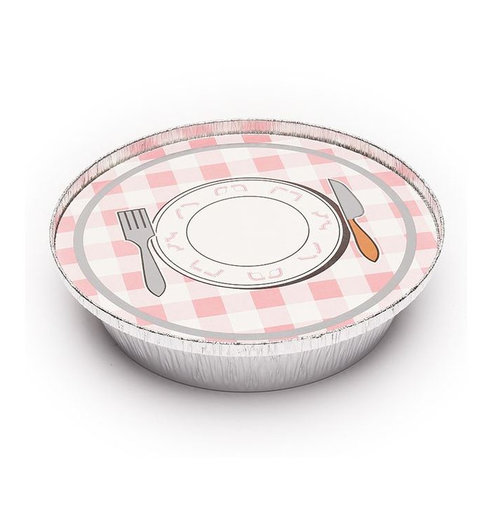 Tapa Cartón Envase Redondo 800ml (100 Uds)