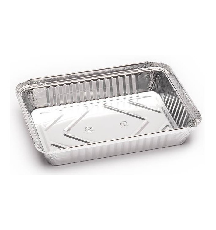 Bandeja Aluminio 1000ml 230X175x34mm (125 Uds) Bandeja Aluminio 1000ml 230X175x34mm (125 Uds)