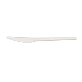 Cuchillo Biodegradable CPLA Blanco 165mm (50 Uds)