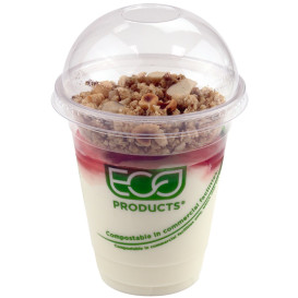 Vaso Almidón de Maíz PLA "Green Stripe" 590ml (50 Uds)