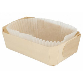 Molde de Madera para Horno 18,0x10,5x5,0cm (50 Uds)