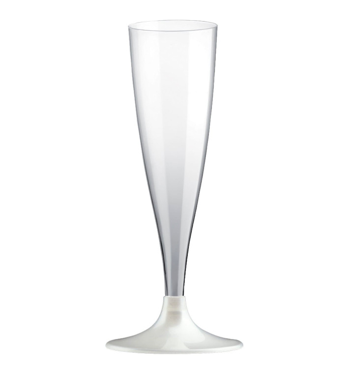 Copa de Plastico Cava con Pie Transparente 140ml (20 Uds) Copa de Plastico Cava con Pie Transparente 140ml (20 Uds)