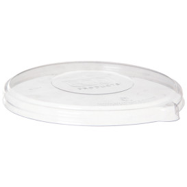 Tapa Compostable PLA Transparente Bol 355 y 470ml (50 Uds)