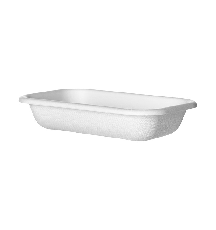 Envase Ecológico Blanco 470ml 18,0x12,0x4,0 cm (50 Uds) Envase Ecológico Blanco 470ml 18,0x12,0x4,0 cm (50 Uds)