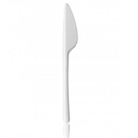 Cuchillo de Plastico PS Blanco 165mm 
