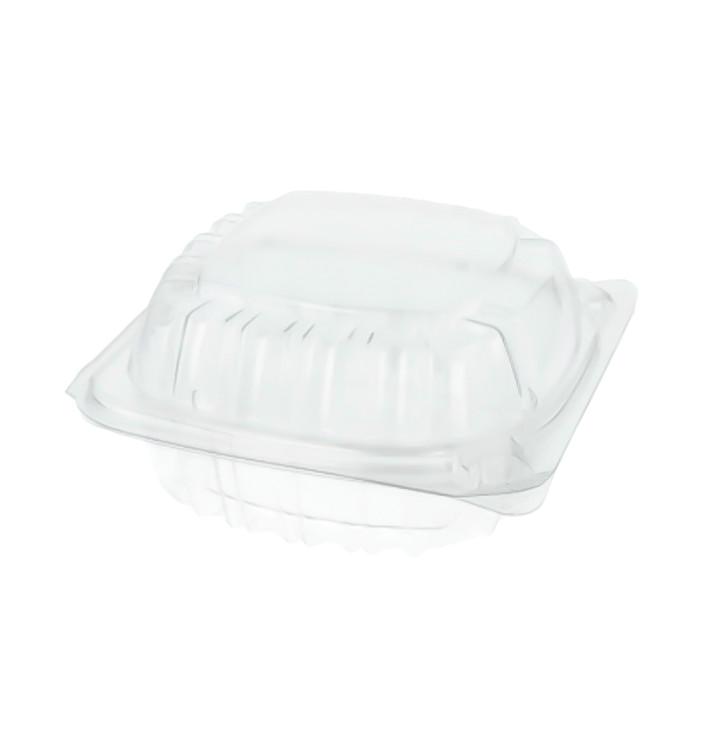 Tarrina Tapa Bisagra OPS "Clear Seal" 120ml (125 Uds) Tarrina Tapa Bisagra OPS "Clear Seal" 120ml (125 Uds)