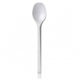 Cucharilla de Plastico PS Blanca 135 mm 