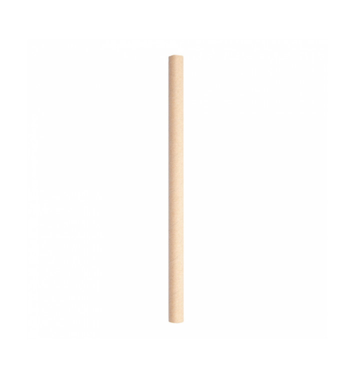 Pajita Recta de Papel Kraft Granizado Ø8mm 14cm (250 Uds) Pajita Recta de Papel Kraft Granizado Ø8mm 14cm (250 Uds)