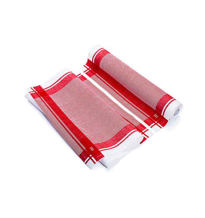 Rollo Paños "Roll Drap" Vintage Rojo 40x64cm P40cm (10 Uds) Rollo Paños "Roll Drap" Vintage Rojo 40x64cm P40cm (10 Uds)