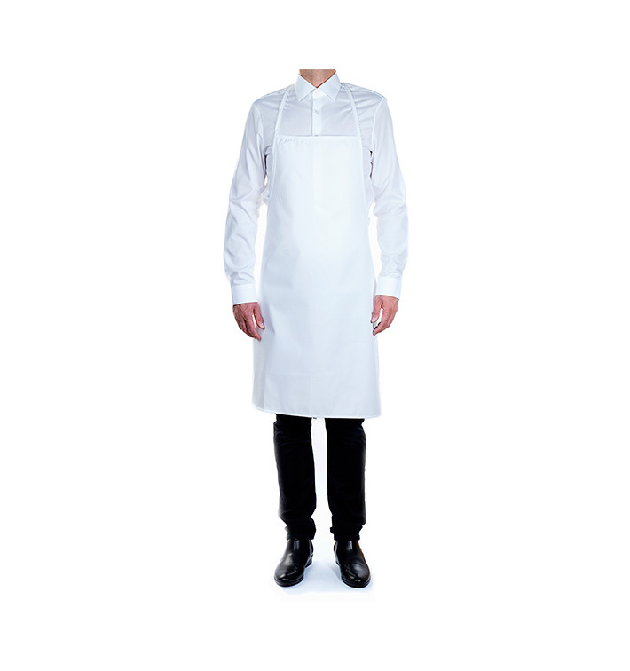 Delantal Plastificado Blanco 75x90cm (1 Unidad) Delantal Plastificado Blanco 75x90cm (1 Unidad)