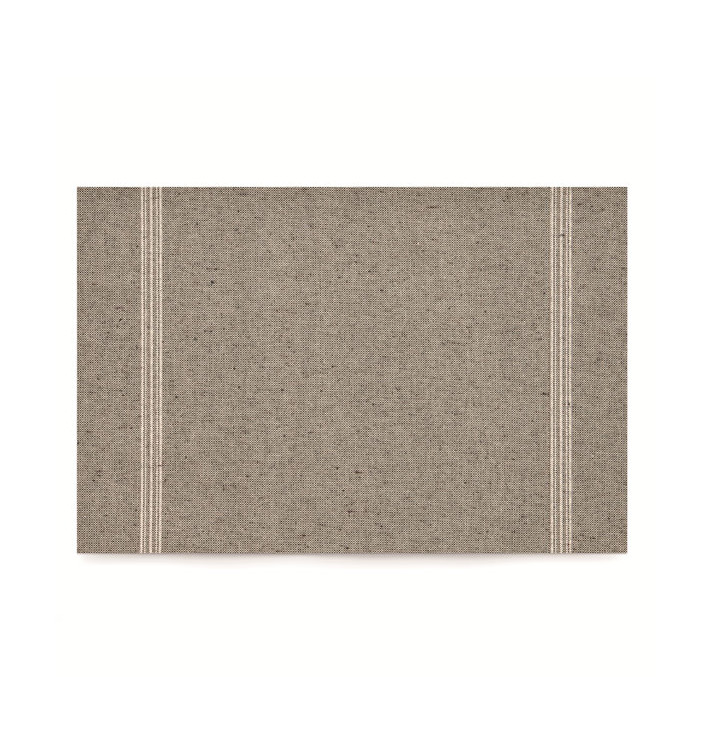Mantel Individual "Day Drap" Marrón Oscuro 32x45cm (12 Uds)