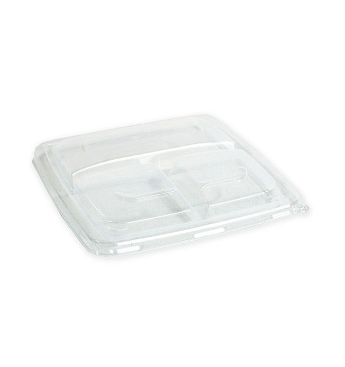 Tapa PET para Envase Caña de Azúcar 23x23cm ( 25 Uds) Tapa PET para Envase Caña de Azúcar 23x23cm ( 25 Uds)