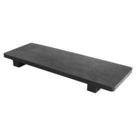 Bandeja de Bambú Negra para Sushi 30x11x2,5cm (1 Ud)