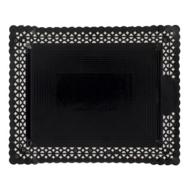 Bandeja de Carton Blonda Negra 35x41 cm (50 Uds)