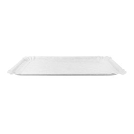 Bandeja de Carton Rectangular Blanca 10x16 cm (100 Uds)
