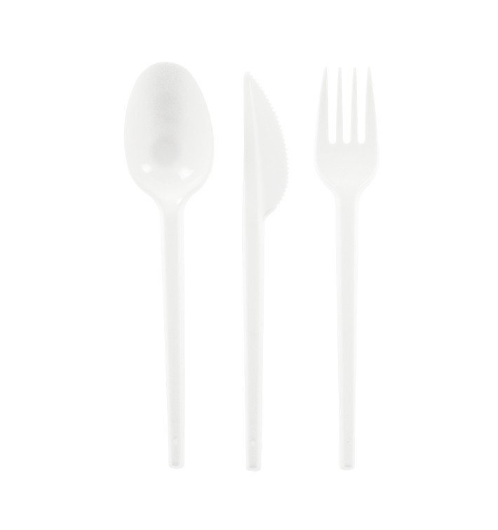 Set Cubiertos Plastico Tenedor, Cuchillo y Cuchara (25 Uds) Set Cubiertos Plastico Tenedor, Cuchillo y Cuchara (25 Uds)