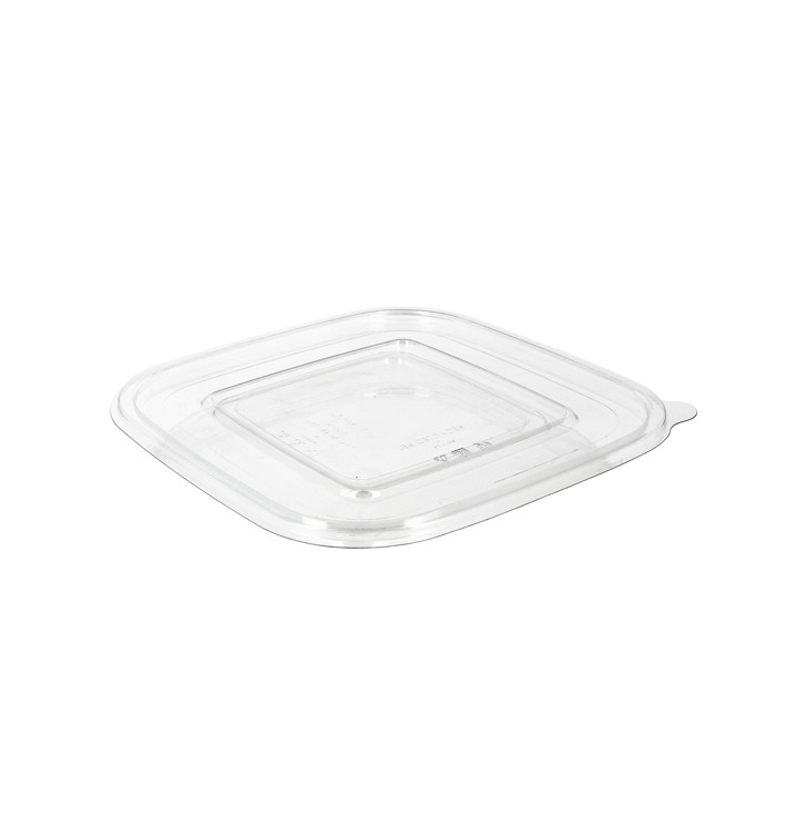 Tapa Plana Plástico para Bol PET 190x190mm (50 Uds) Tapa Plana Plástico para Bol PET 190x190mm (50 Uds)