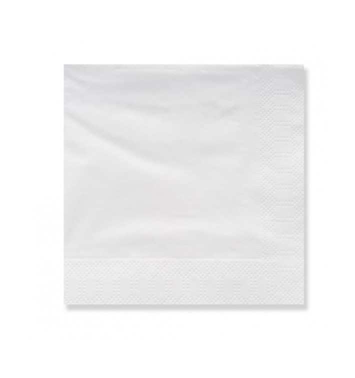 Servilleta Papel Cenefa 20x20 3 Capas Blanca (100 Uds) Servilleta Papel Cenefa 20x20 3 Capas Blanca (100 Uds)