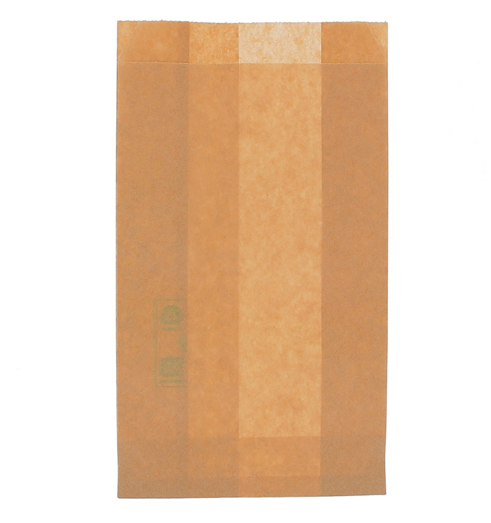 Bolsa para Hamburguesa Antigrasa Kraft 12+6x20cm (250 Uds) Bolsa para Hamburguesa Antigrasa Kraft 12+6x20cm (250 Uds)