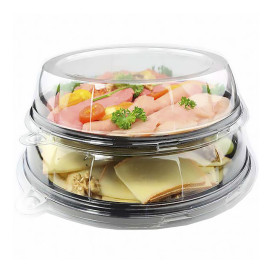 Tapa de Plastico Transparente para Plato 23x5cm (21 Uds)