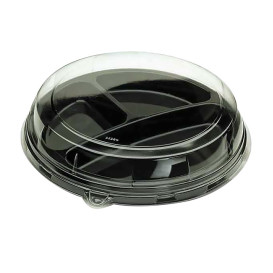 Tapa de Plastico Transparente para Plato 26x5cm (21 Uds)
