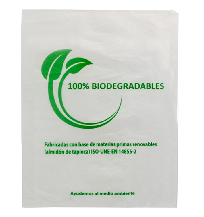 Bolsa Mercado 100% Biodegradable 35x48cm (100 Uds) Bolsa Mercado 100% Biodegradable 35x48cm (100 Uds)