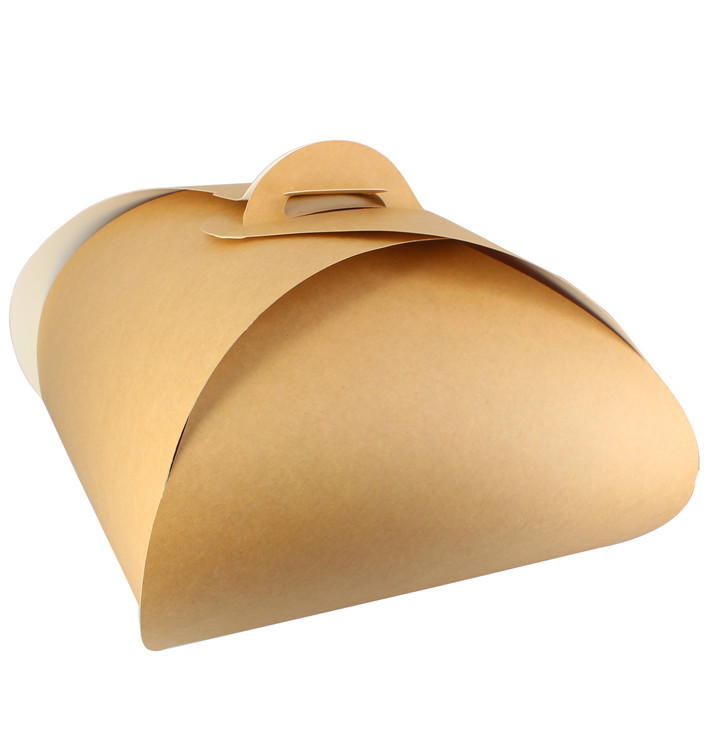 Caja de Cartón Kraft Mariposa Para Tarta 28x28x20cm (25 Uds) Caja de Cartón Kraft Mariposa Para Tarta 28x28x20cm (25 Uds)