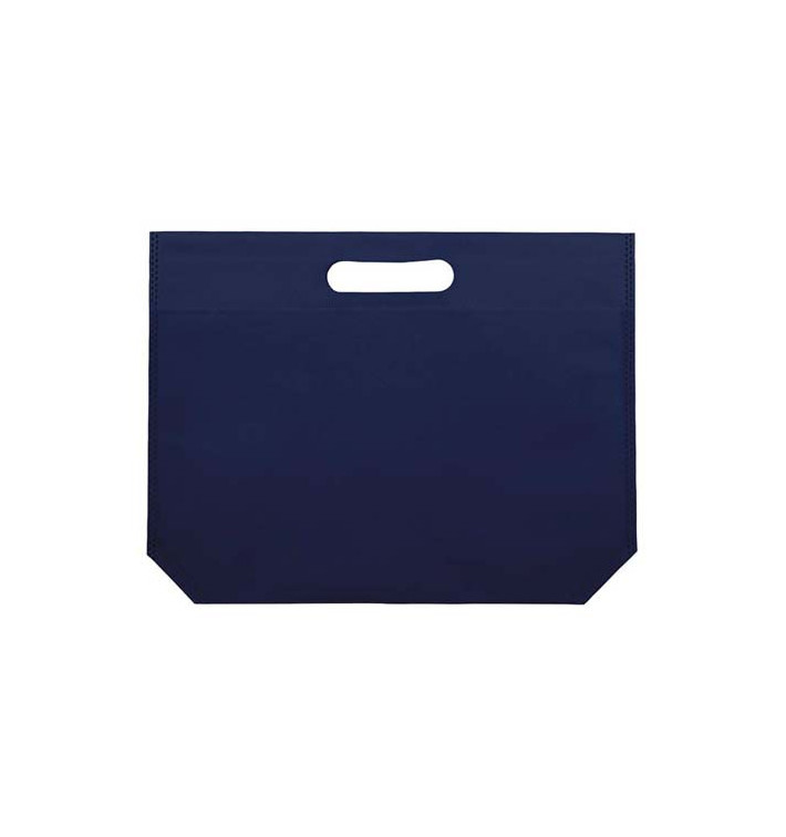 Bolsa Reutilizable Troquelada TNT Azul Marino 34+8x26cm 80g (25 Uds) Bolsa Reutilizable Troquelada TNT Azul Marino 34+8x26cm 80g (25 Uds)