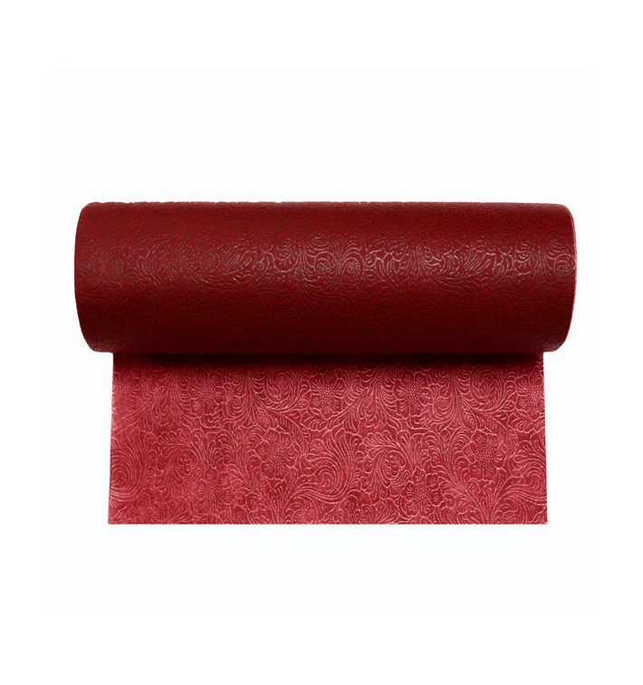 Mantel Rollo TNT Plus Burdeos 0,4x50m 60g P30cm (1 Ud) Mantel Rollo TNT Plus Burdeos 0,4x50m 60g P30cm (1 Ud)
