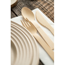 Tenedor de Bambu 16cm (50 Uds)