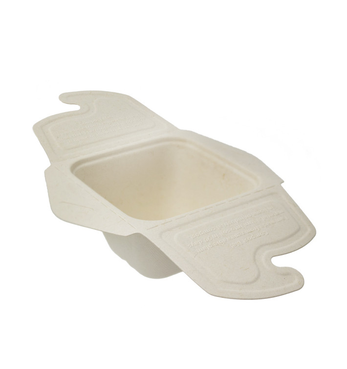 Envase MenuBox Caña de Azúcar 13x13x7cm 500ml. (150 Uds) Envase MenuBox Caña de Azúcar 13x13x7cm 500ml. (150 Uds)
