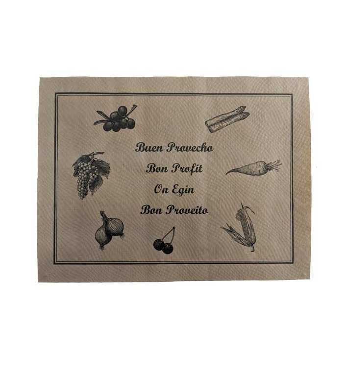 Mantel Individual de papel 30x40cm Rústico 40g (1000 Uds) Mantel Individual de papel 30x40cm Rústico 40g (1000 Uds)