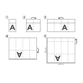 Servilleta Portacubiertos de Papel Barlovento 30x40cm (30 Uds)