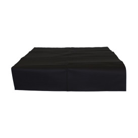 Mantel de Papel Cortado 1,2x1,2 metro Negro 40g (300 Uds)