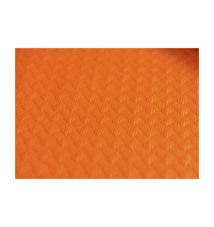 Mantel de Papel Cortado 1,2x1,2 Metro Naranja 40g (300 Uds) Mantel de Papel Cortado 1,2x1,2 Metro Naranja 40g (300 Uds)