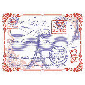Mantel Individual Papel 30x40cm "Paris" 40g (1.000 Uds)