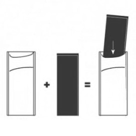 Sobre Portacubiertos con Servilleta "New York Times" (125 Uds)