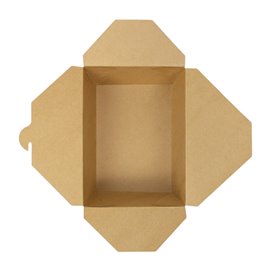 Caja Carton Americana Natural 21,7x21,7x6cm 2910ml (35 Uds)