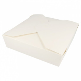 Caja Carton Americana Blanca 21,7x21,7x6cm 2910ml (35 Uds)