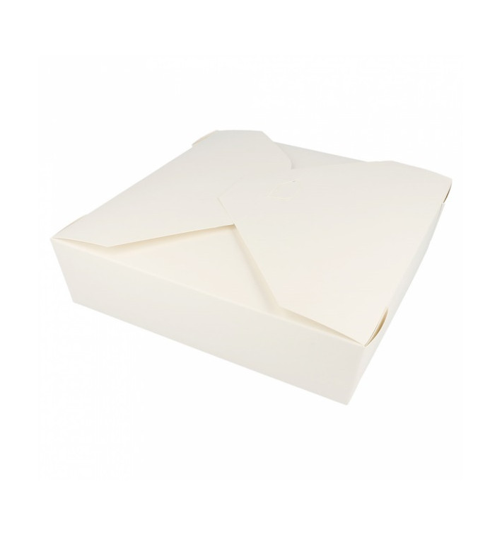 Caja Carton Americana Blanca 21,7x21,7x6cm 2910ml (35 Uds)