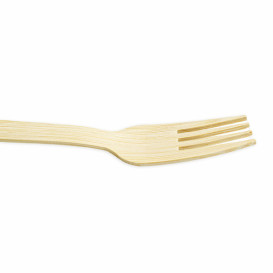 Tenedor de Bambu 17cm (50 Uds)