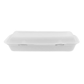 Envase Panini Caña de Azúcar Blanco 290x273x37,5mm (50 Uds)