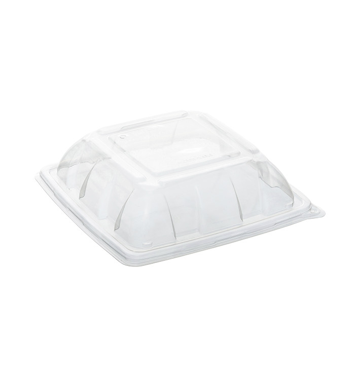 Tapa de Plastico PP Cúpula para Envase de 230x230mm (50 Uds) Tapa de Plastico PP Cúpula para Envase de 230x230mm (50 Uds)