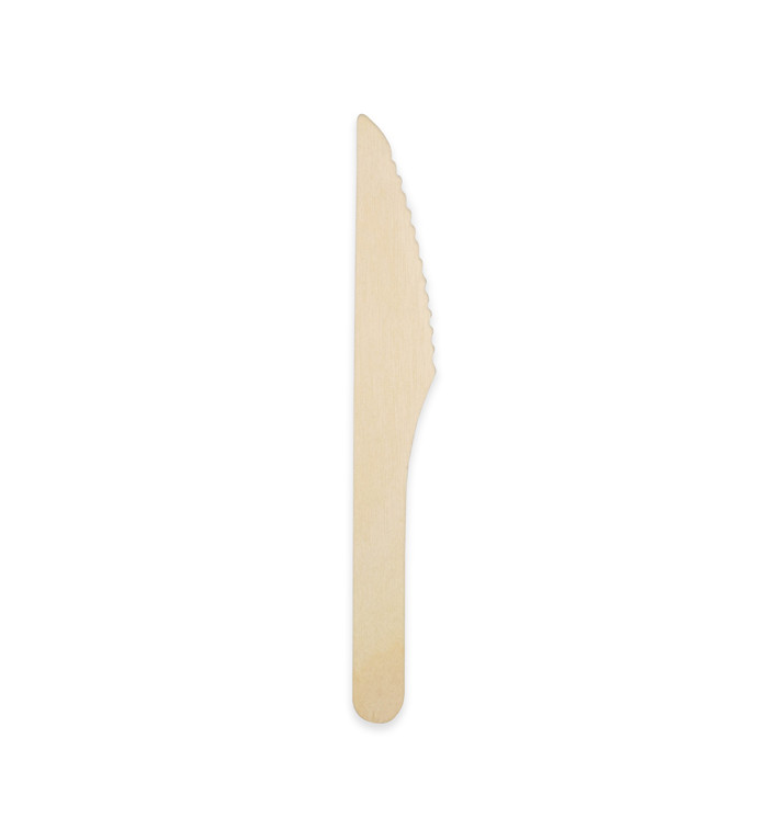 Cuchillo de Madera BIO 16,5cm (2500 Uds)