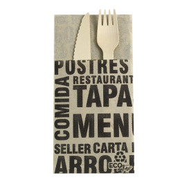 Servilleta Portacubiertos de Papel Gourmet 40x40cm (30 Uds)