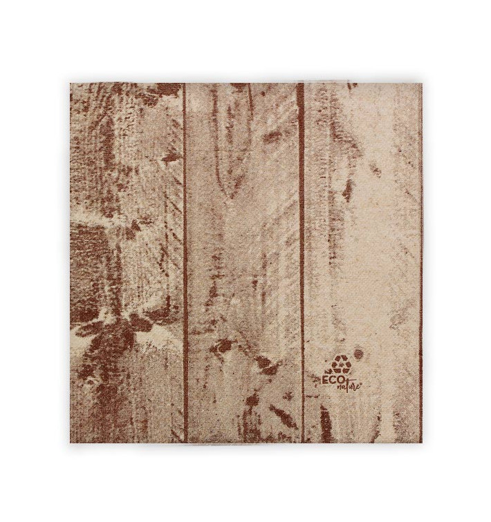 Servilleta Papel "Madera" Kraft Punta-Punta 40x40cm (50 Uds) Servilleta Papel "Madera" Kraft Punta-Punta 40x40cm (50 Uds)