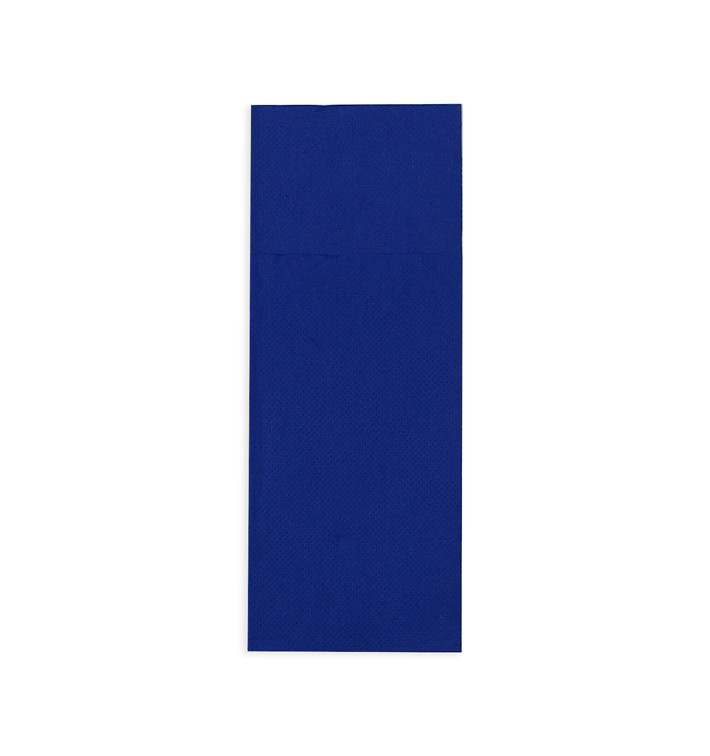 Servilleta Portacubiertos de Papel Azul 30x40cm (30 Uds)