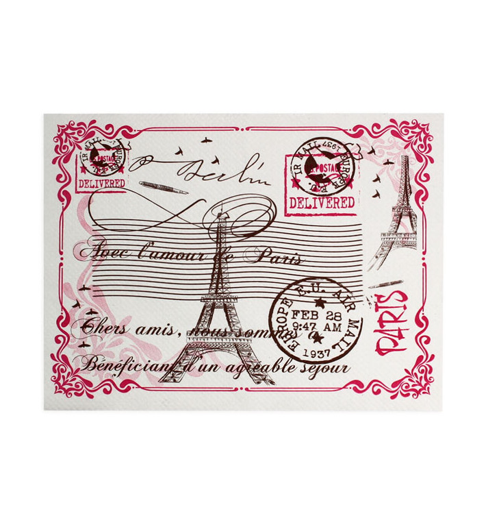 Mantel Individual Papel 30x40cm "Paris" 40g (1.000 Uds)