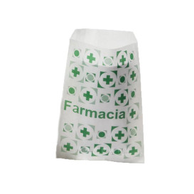 Bolsa de Papel Blanca Farmacia 14+7x27cm (1000 Uds)